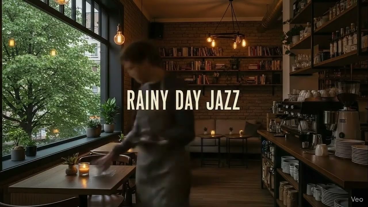 [ #RainyDayJazz #37 ] Relaxing Jazz for Study, Work & Focus | Cozy Coffee Shop Ambience