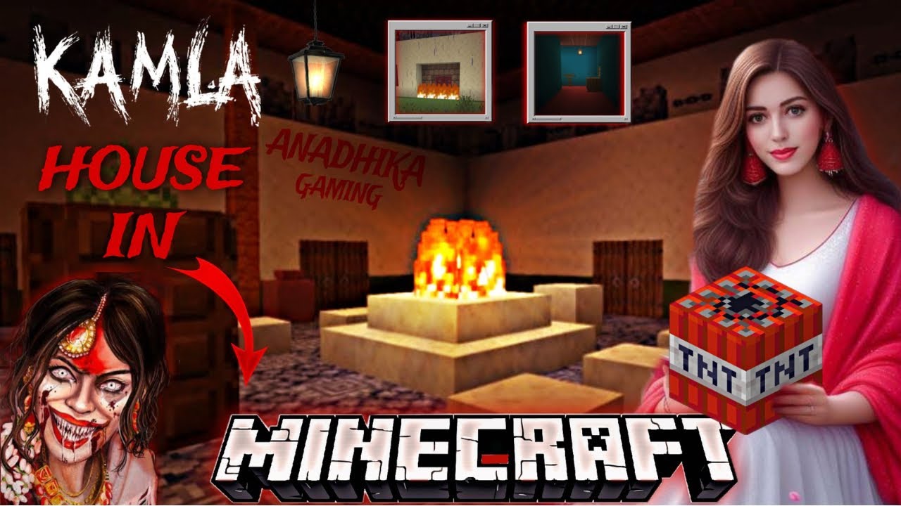 KAMLA HOUSE IN MINECRAFT || 