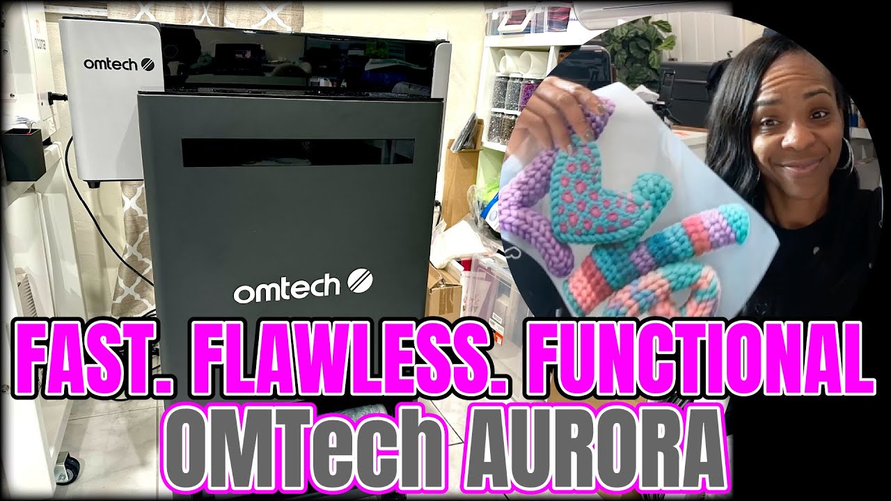 NEW DTF PRINTER | OmTech Aurora Direct to Film Unboxing | SETUP & FIRST USE!