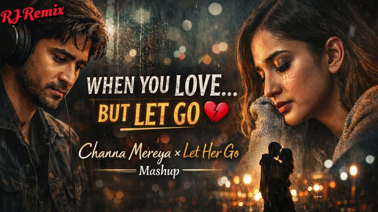 Channa Mereya x Let Her Go Mashup | Arijit Singh & Passenger | RJremix | Emotional Sad Song Mix 💔