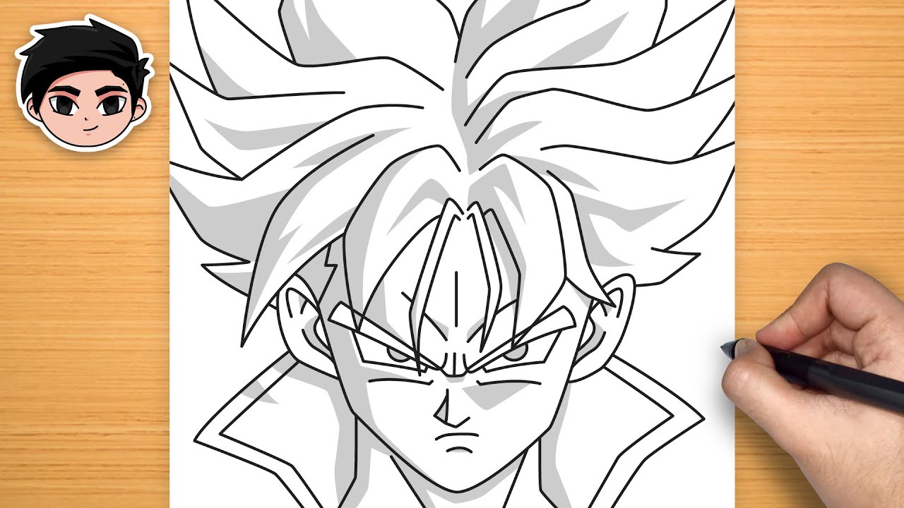 Como Desenhar TRUNKS (Dragon Ball)