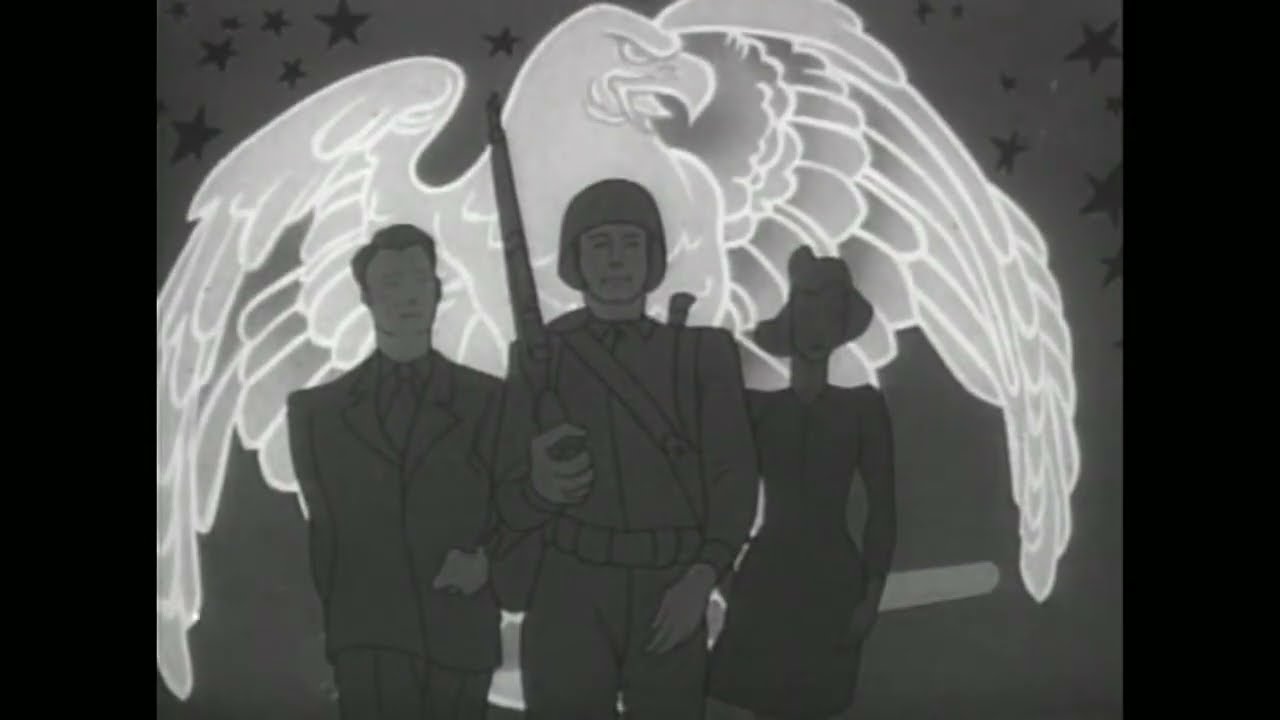 Original 1940s US Rationing Video - WW2 Film