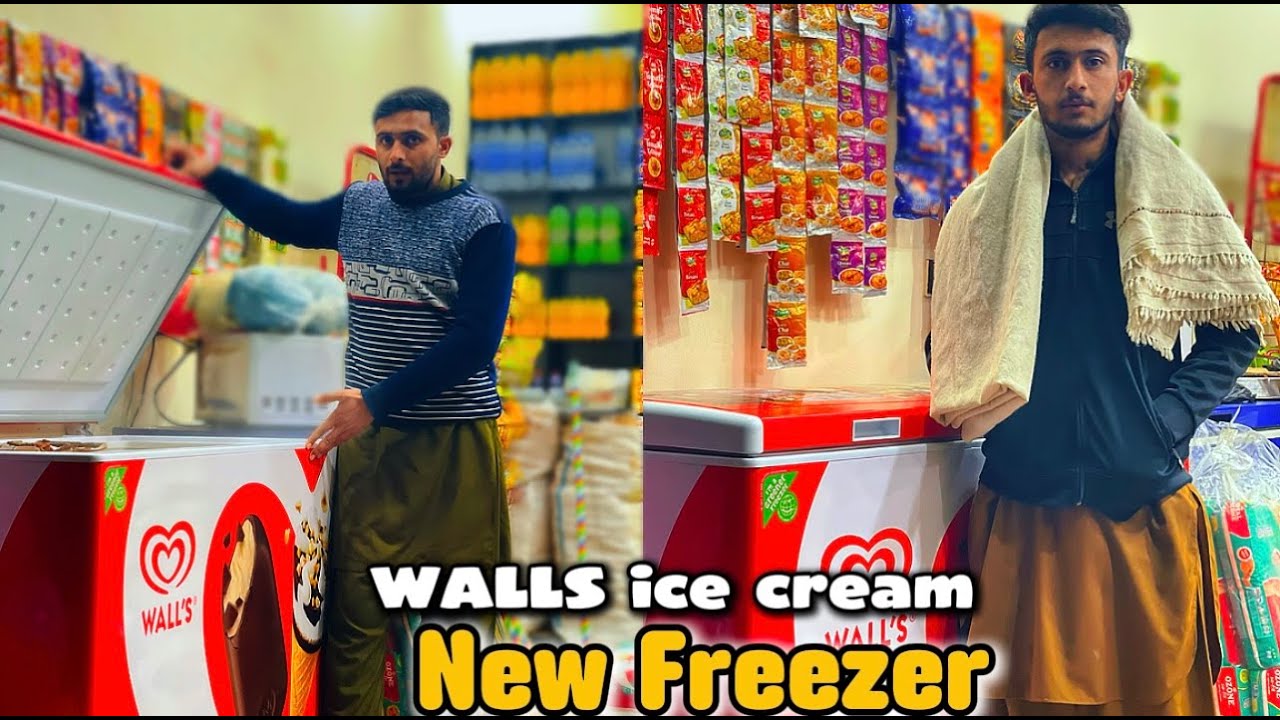 ALHMDULLILHA WALLS ICE CREAME NEW FREEZER AA GYA | OR DOSTO K STH PIZZA KHAYA