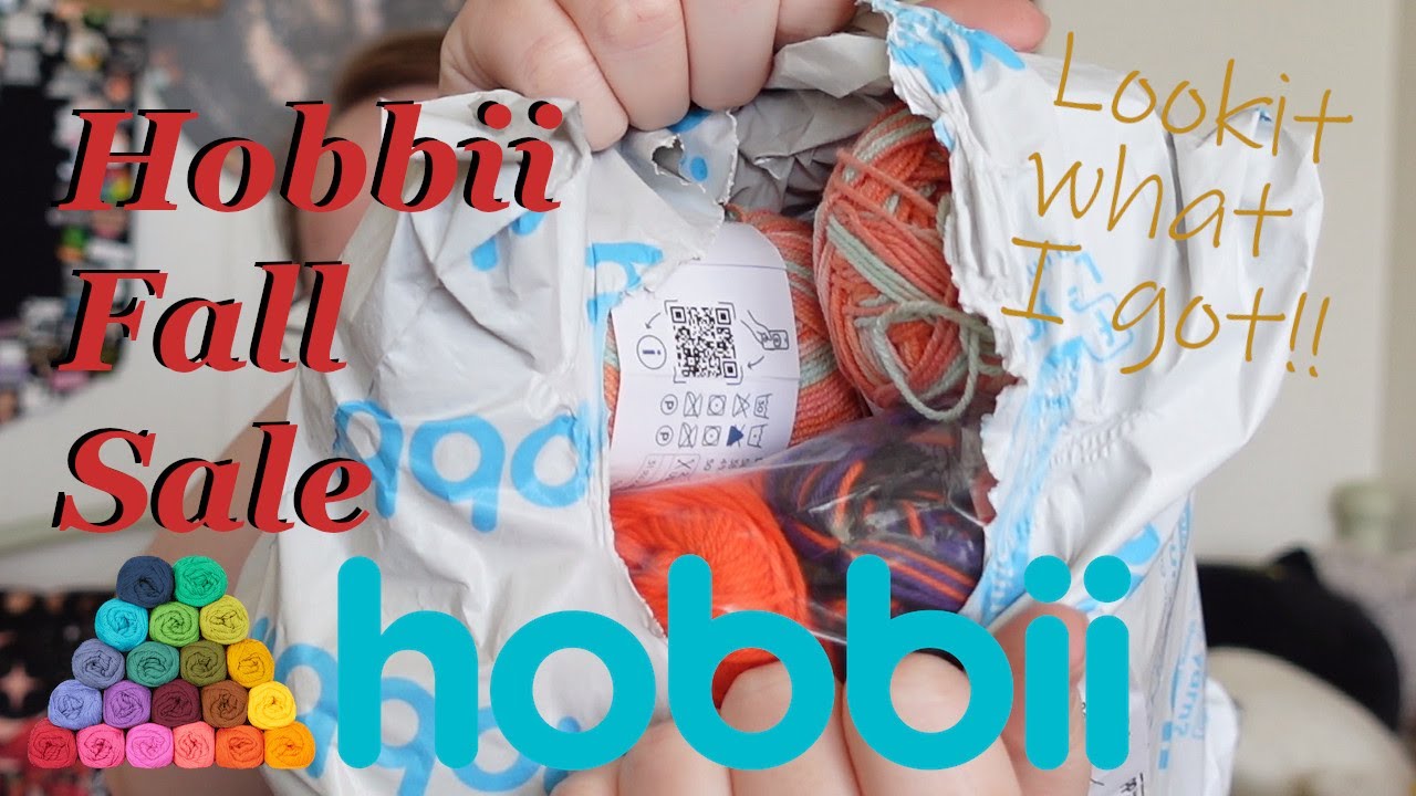 I bought a little yarn at Hobbii's Fall Sale!!