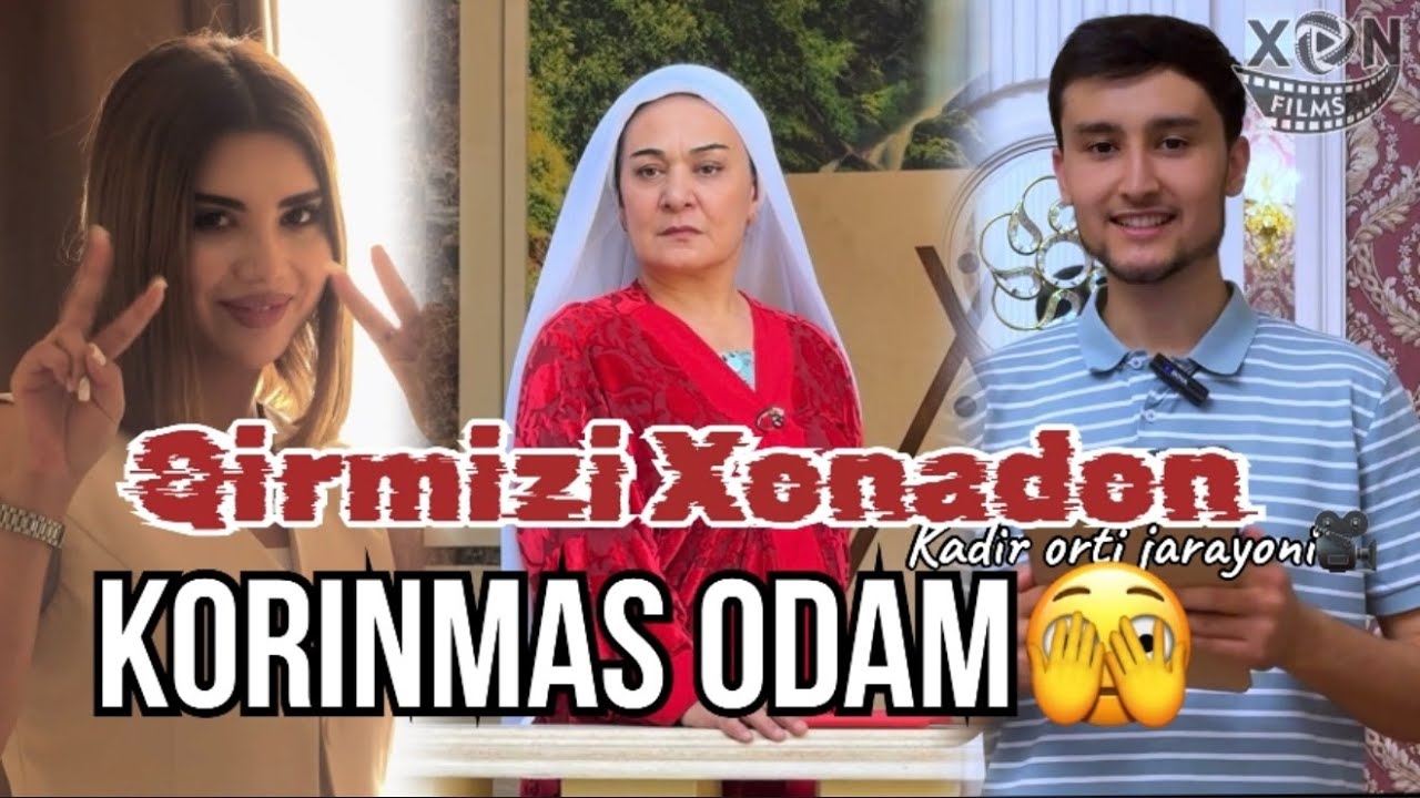 QIRMIZI XONADON korinmas odam - (Kadr orti jarayoni)  Кирмизи хонадон - (Кадр орти жараёни)