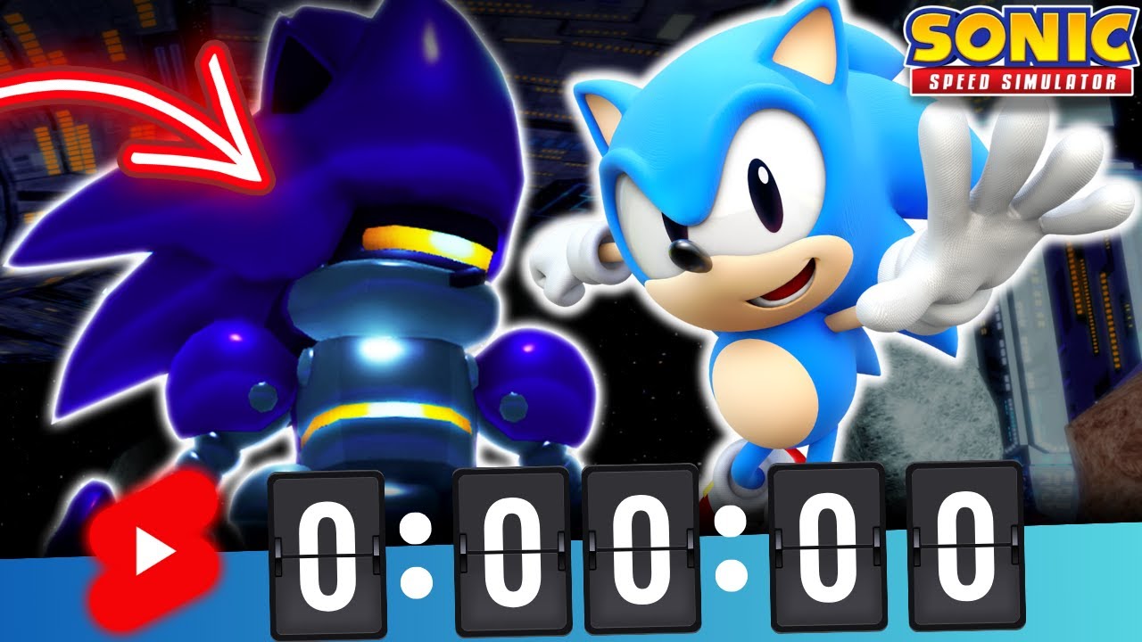 Livestream: MECHA SONIC Is TAKING OVER Sonic Speed Simulator! | UPDATE COUNTDOWN (Shorts)