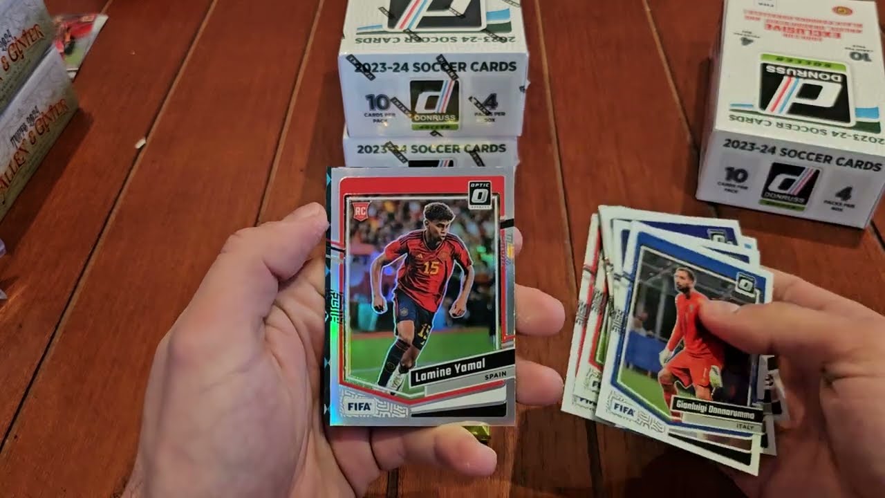 2023-24 Donruss Soccer International hobby 3x. Lamine Yamal, Endrick, Ronaldo?