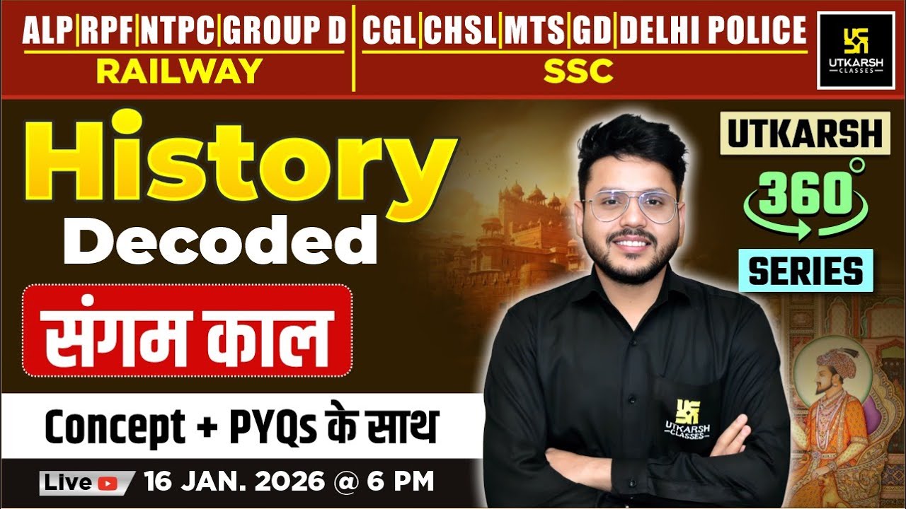 संगम काल | History Decoded | Utkarsh 360 Series | Varun Sir