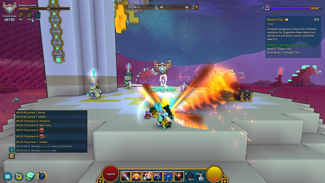 46k Power Rank Shadow Hunter in NEW U11