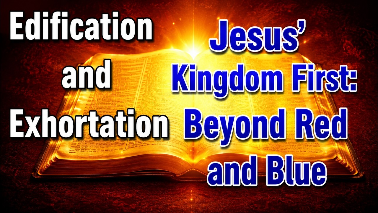Jesus' Kingdom First: Beyond Red (GOP) and Blue (Dems)
