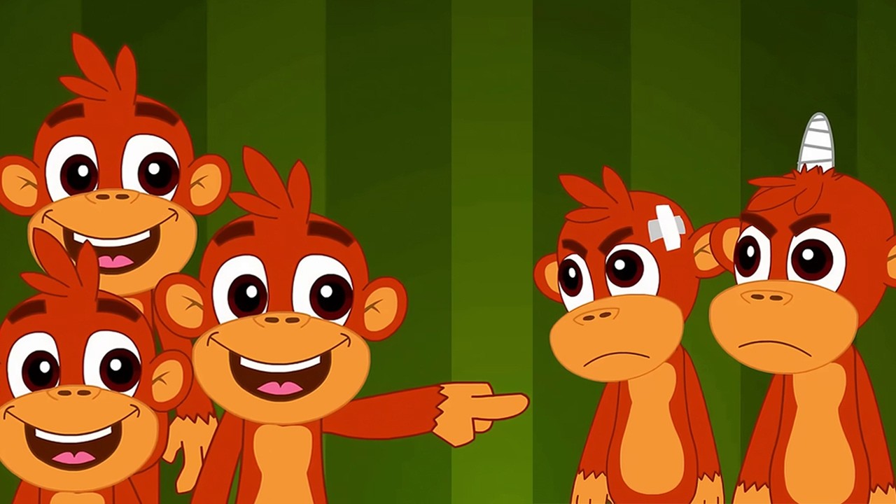 Five Little Monkeys Jump & Laugh Song 🐵😆 | ChuChu TV Style 2 Minute Loop Remix Mashup