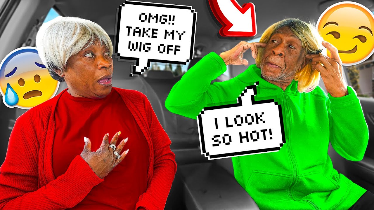 Wearing My Wife's Blonde WIG IN PUBLIC TOO SEE HER REACTION PRANK!