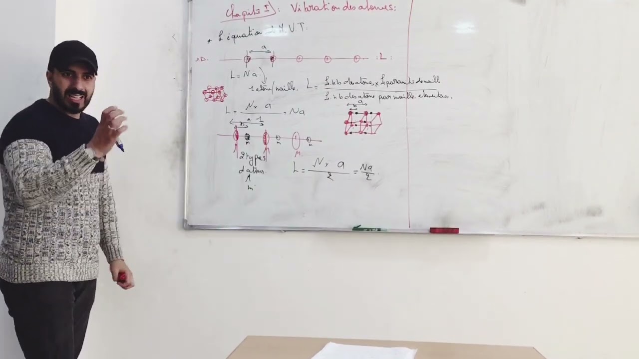 Physique des Matériaux SMP S5 Chapitre1 Vibration des atomes (Partie 1)