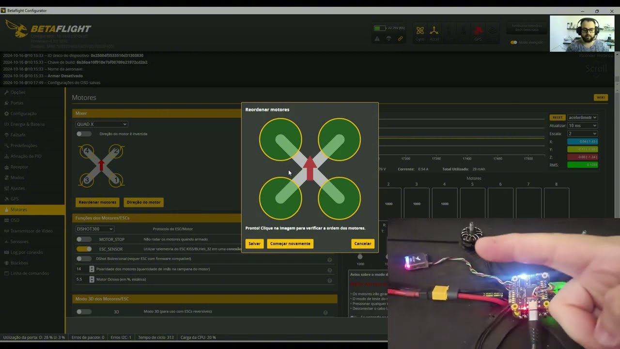 Como configurar Betaflight 4.5 no Drone FPV | DJI O3