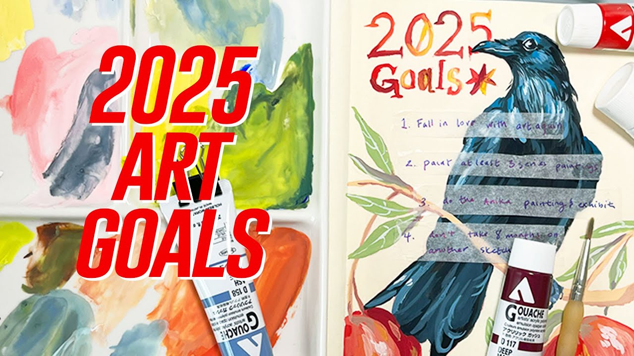 ★ my 2025 art goals ★