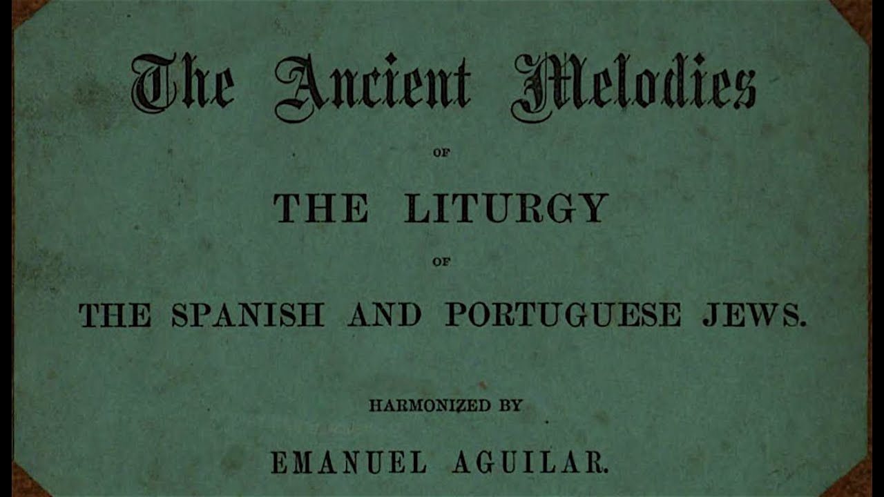Ancient Moorish Portuguese Jewish 1857 hymn melodies on foot pump harmonium organ