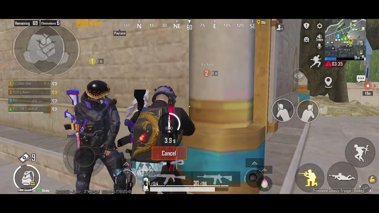 Killing Enemies in Military Base in PUBG Mobile | Squad Gameplay | Warrior Gaming