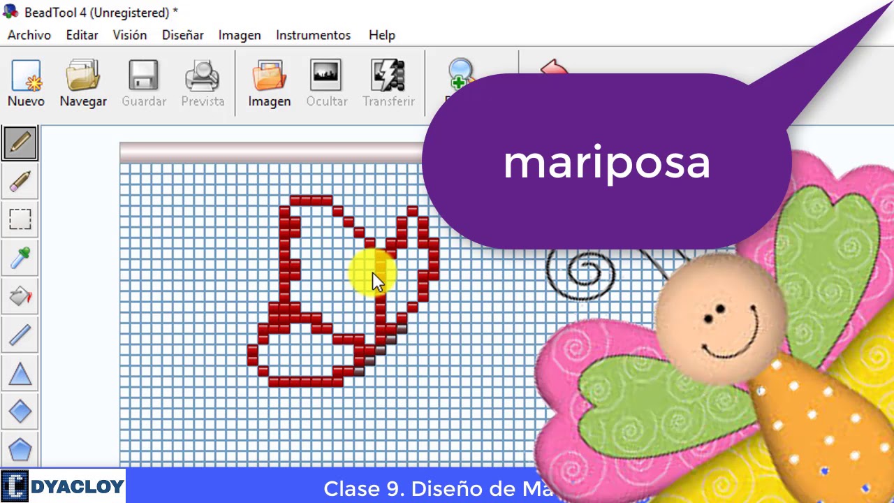 ► ► PROGRAMA para DISEÑAR en MOSTACILLA. 😚😍😚. CLASE # 10. DISEÑOS MARIPOSA PARTE 2, NIVEL MEDIO.