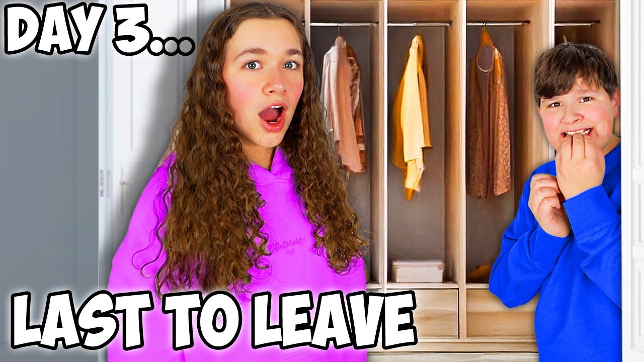 LAST to LEAVE the CLOSET 😂