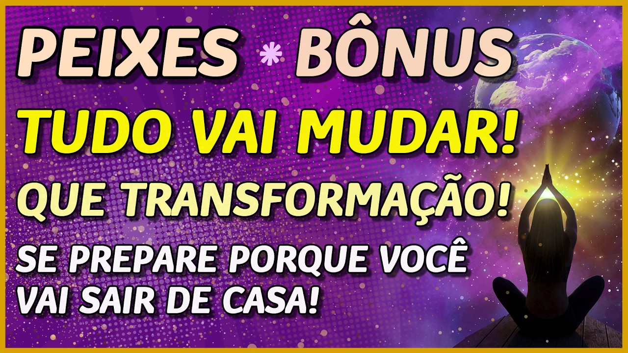 PEIXES ♓️ // 🌟TUDO VAI MUDAR!! 🌟🤩- SE PREPARE, PORQUE VOCÊ VAI MUDAR DE CASA! ⚡️✈️