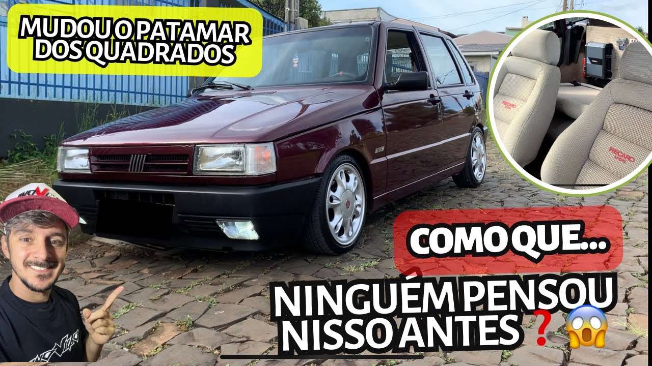 PROJETO NO FIAT UNO EP / INTERIOR COM BANCO RECARO
