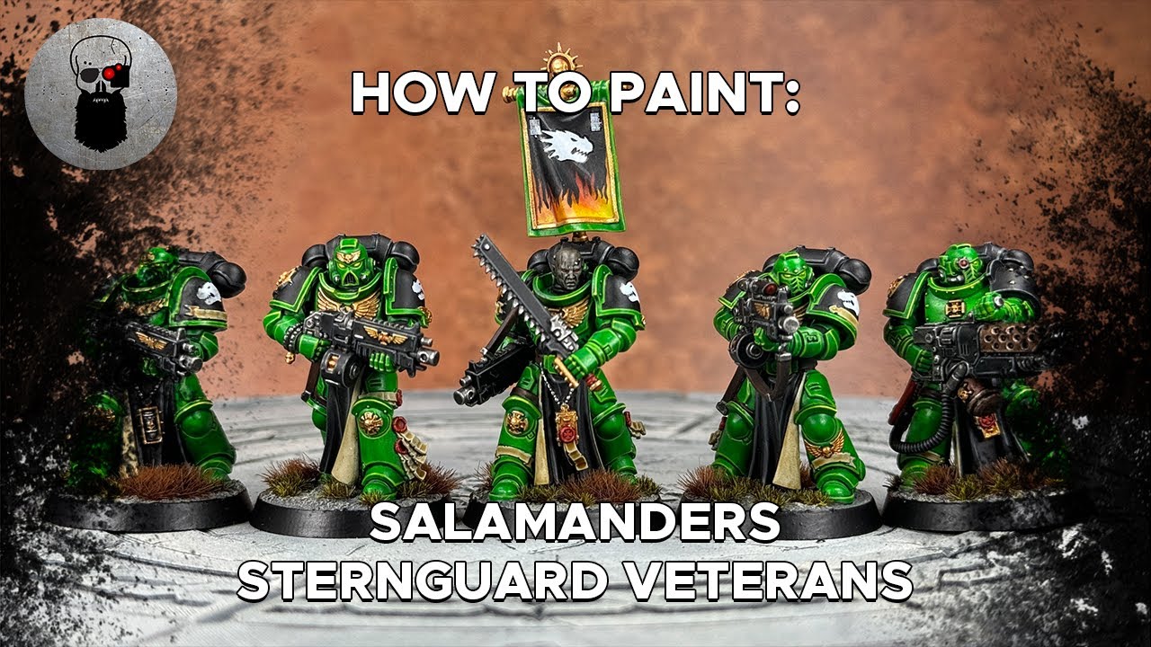 Contrast+ How to Paint: Salamanders Sternguard Veterans