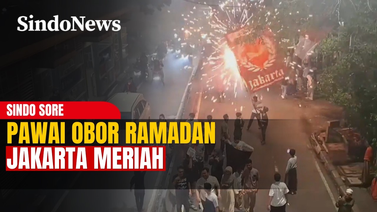 Meriah! Pawai Obor Warnai Malam Jelang Ramadan di Jakarta | Sindo Sore | 17/02