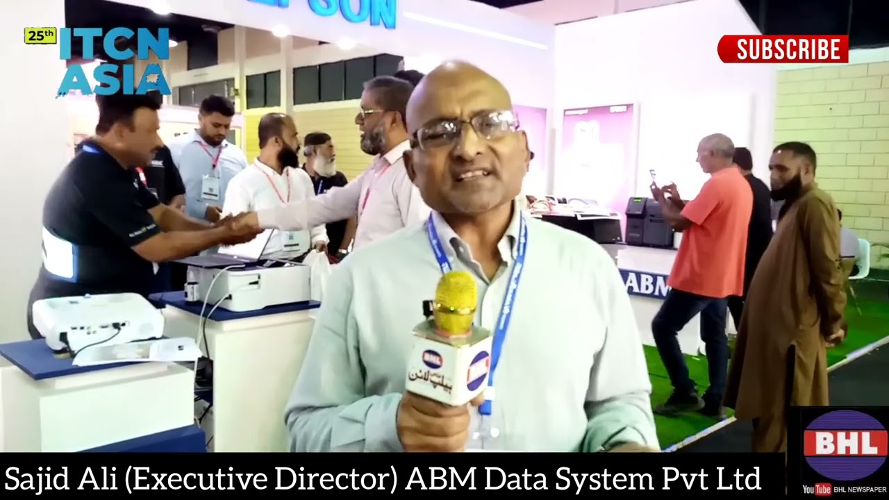 Sajid Ali Executive Director ABM Data System Pvt Ltd #itcnasia #epson #epsonprinter #abm