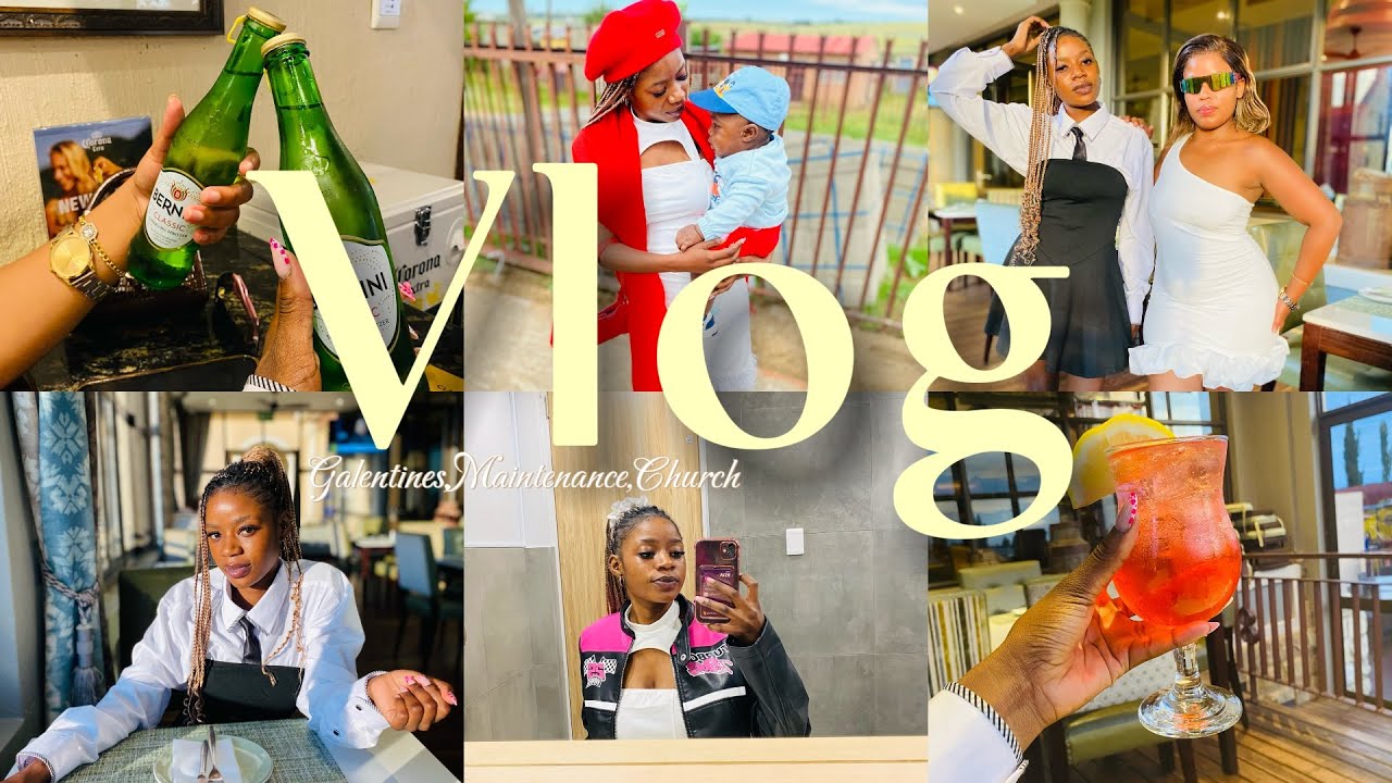 Weekly Vlog|| Galentines dinner|| maintenance || furniture window shopping|| church