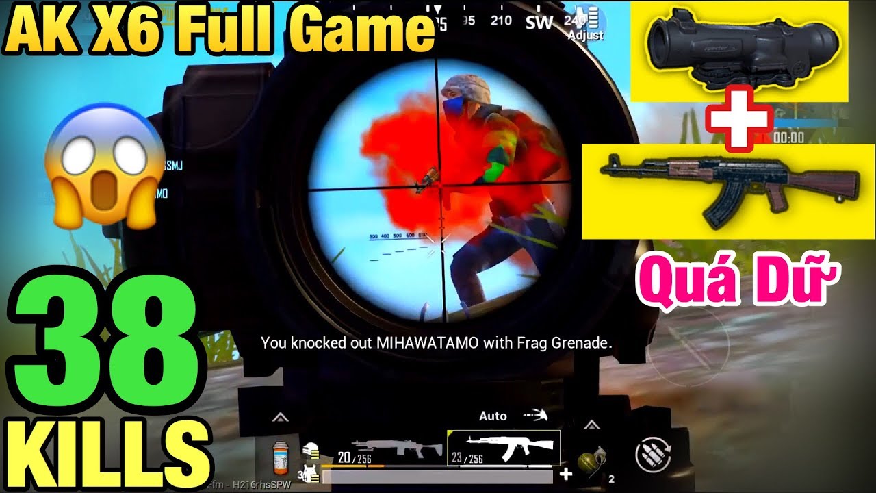 [PUBG Mobile] Thử Thách SOLO SQUAD Sấy AK X6 Không Kéo Về X3 | Lập Luôn Kỷ Lục Thế Giới Mùa 9 | T98
