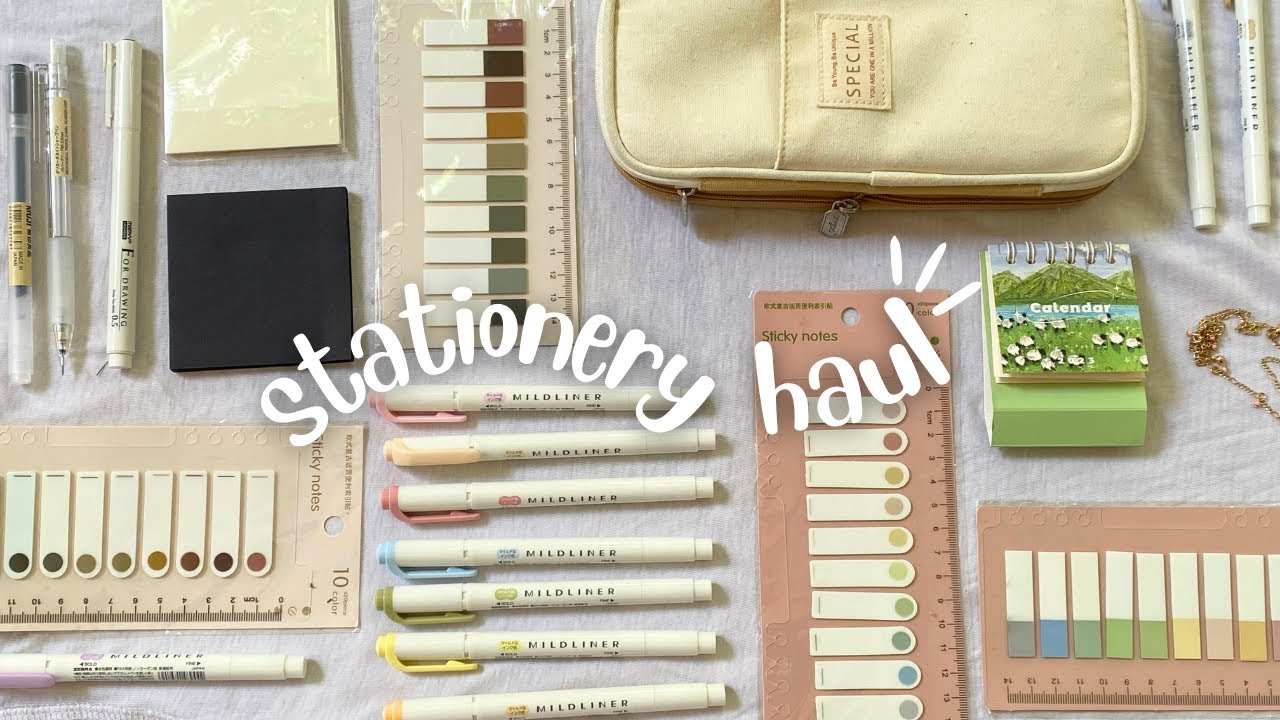 huge stationery haul: back to school 2023📎🌸 ft.stationerypal