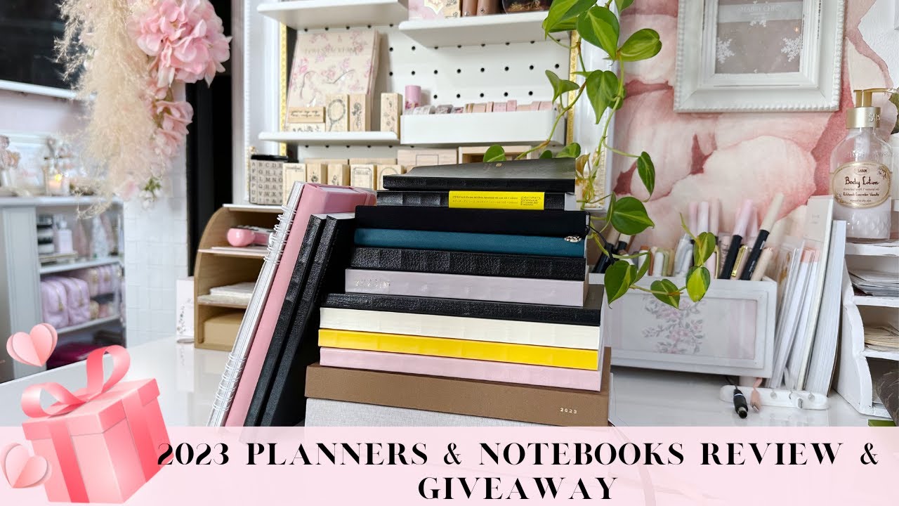 2023 PLANNERS & NOTEBOOKS REVIEW. ***Giveaway closed **** Winner Simply Naturabelle