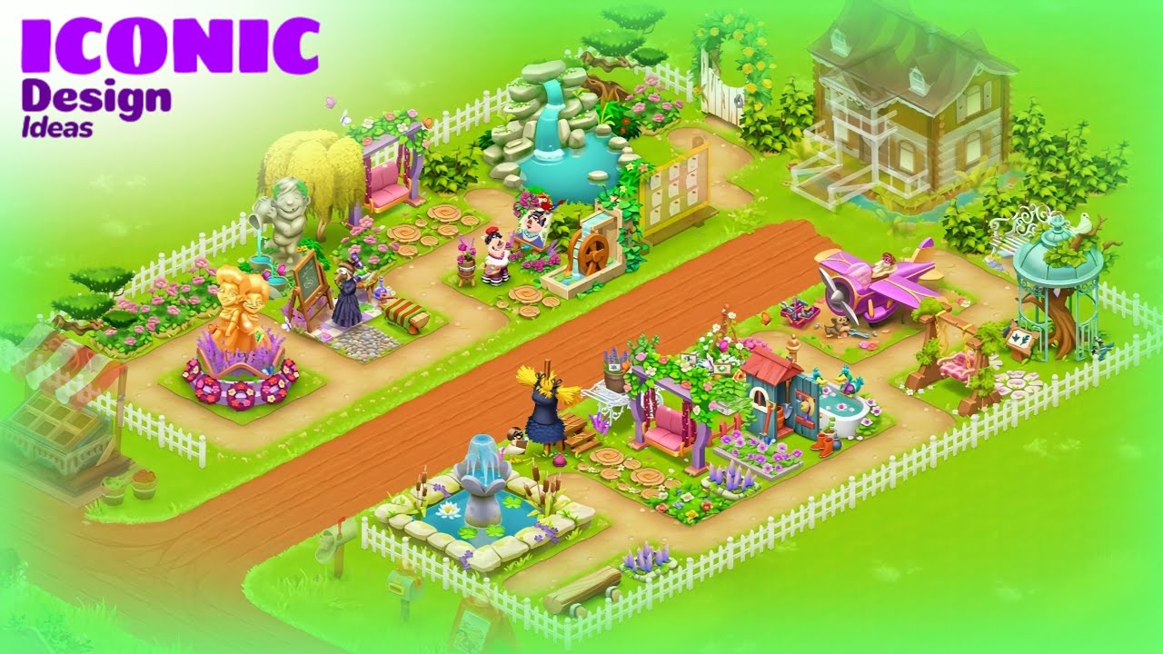 Iconic design ideas in Hay Day #hayday 