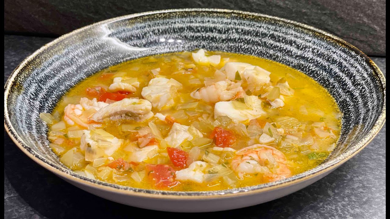Fisk- och räksoppa