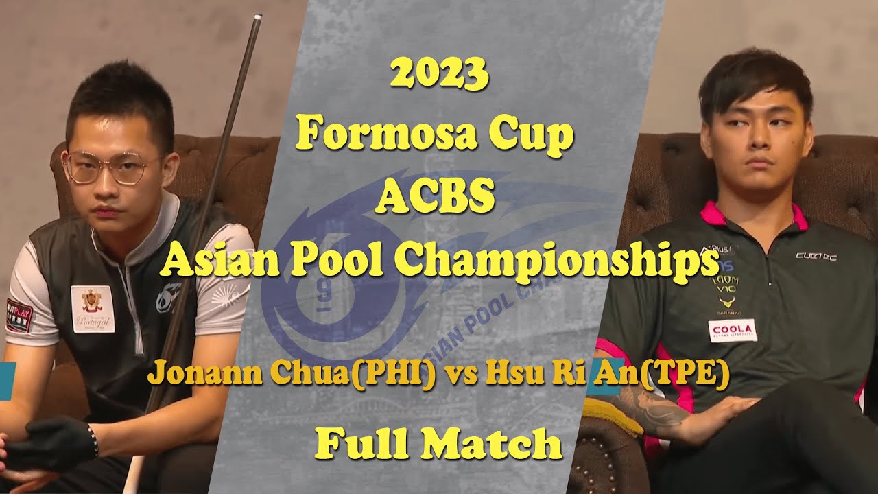 Hsu Ri An(TPE) vs Jonann Chua(PHI)-2023 Formosa Cup ACBS Asian Pool Championships-Full Match