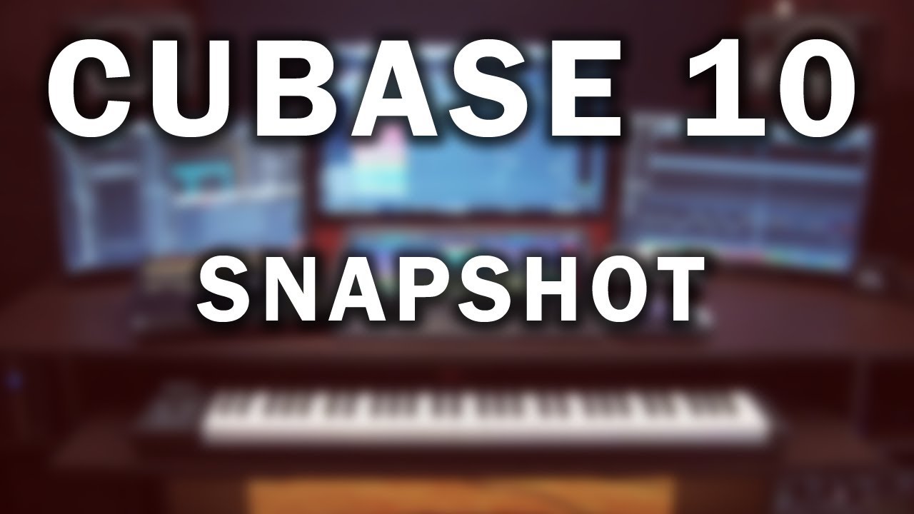 Cubase 10 - Snapshot ITA