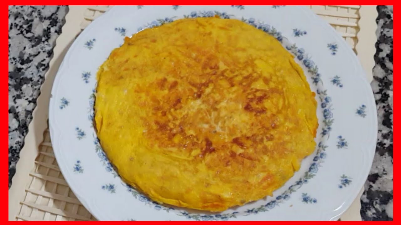 🥕 Tortilla de ZANAHORIA, QUESO Y HUEVO🧀 ( Con tan solo 3 ingredientes)