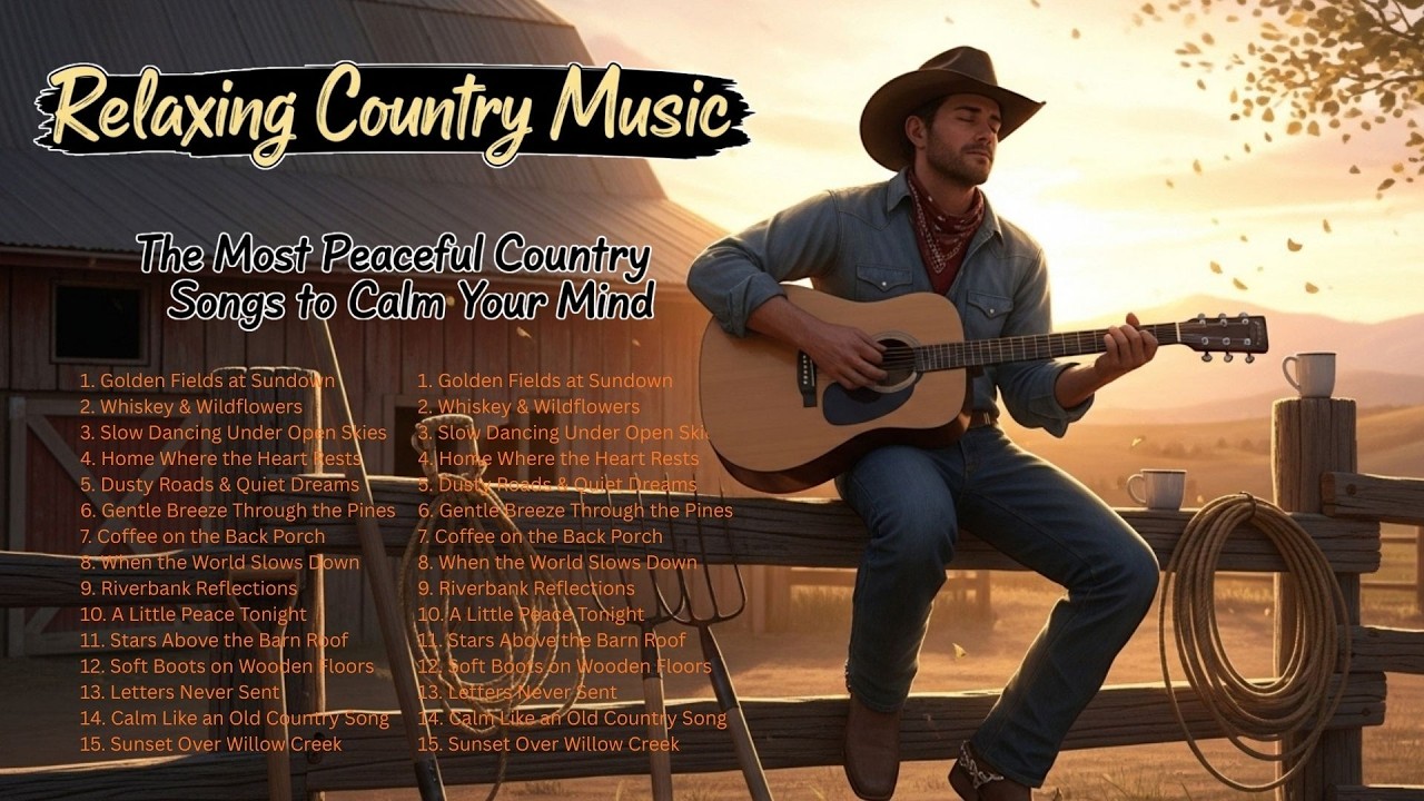 Relaxing Country Music 19 🎵 | The Most Peaceful Country Songs to Calm Your Mind 🌅