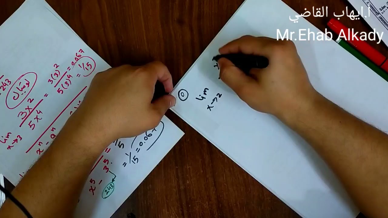 النهايات الفرقة الأولى كلية تجارة جامعة بنها