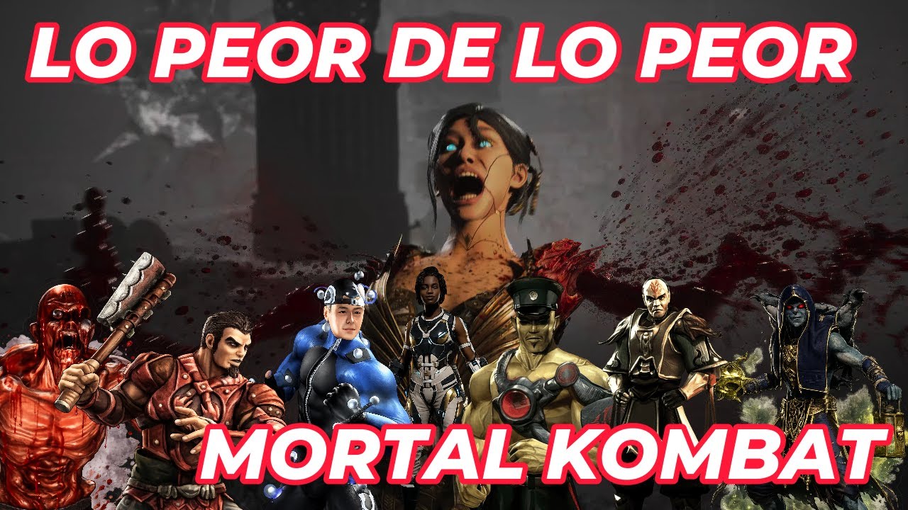 TOP 10: Peores Personajes de la Saga Mortal Kombat ( Decepcionantes y mal Ejecutados )