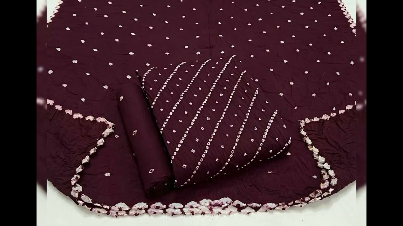 bandhani||dress material|| wholesale market @mumbaibandhanicollection7547