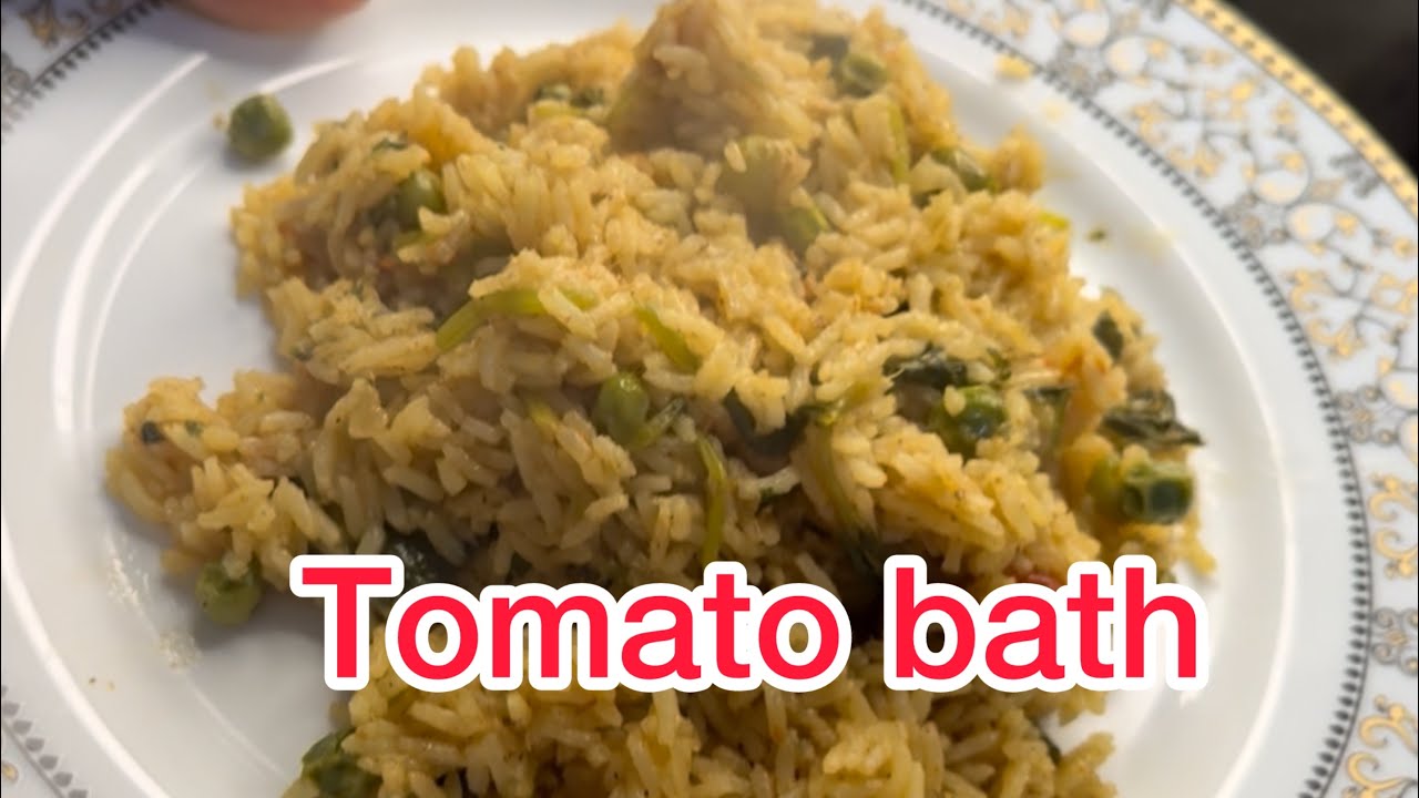 ಬೆಳಗಿನ ತಿಂಡಿ ಒಮ್ಮೆ ಟ್ರೈ ಮಾಡಿ ಟೊಮೊಟೊ ಬಾತ್ | tomato Bath recipe in Kannada |