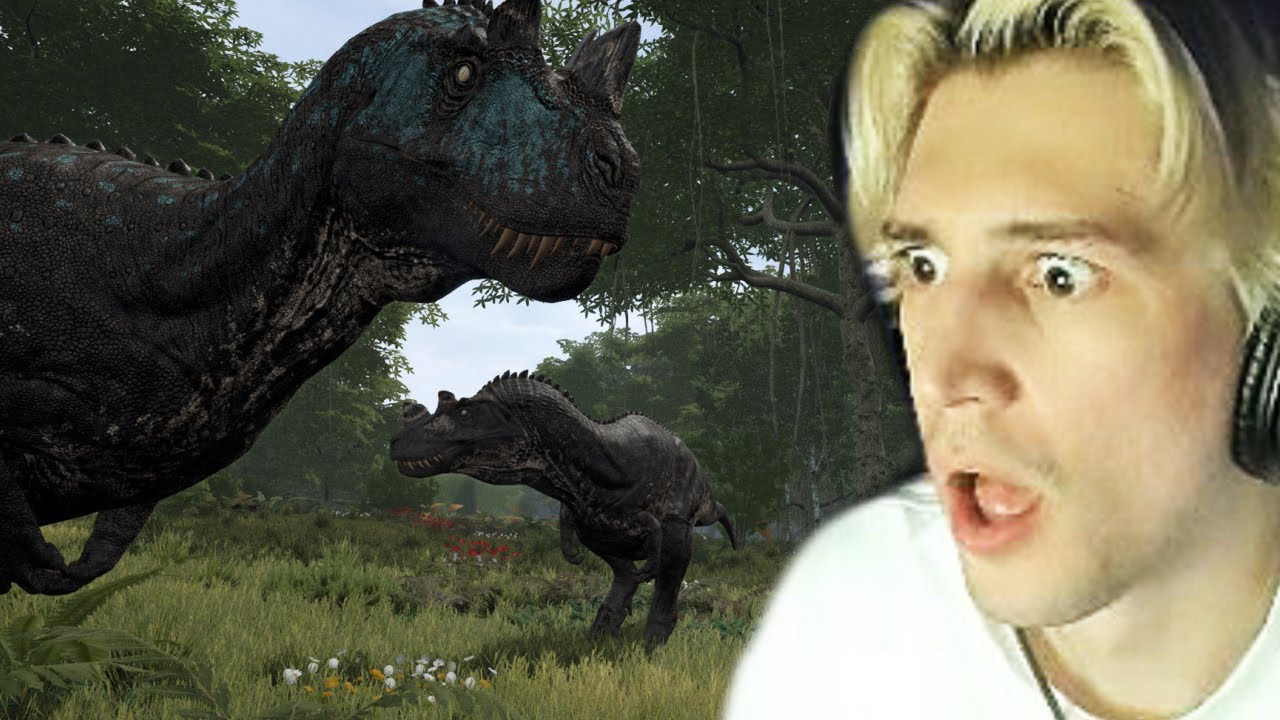 xQc Is The DEADLIEST PREDATOR | THE ISLE with Jesse #1