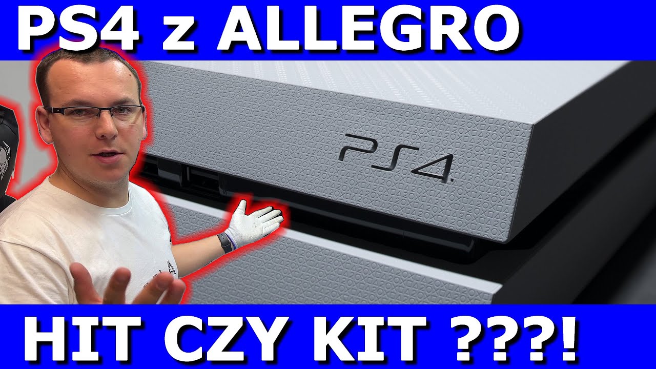PS4 z ALLEGRO. HIT CZY KIT ? Sprawdzam czy się opłacało kupić uszkodzoną konsolę🤓