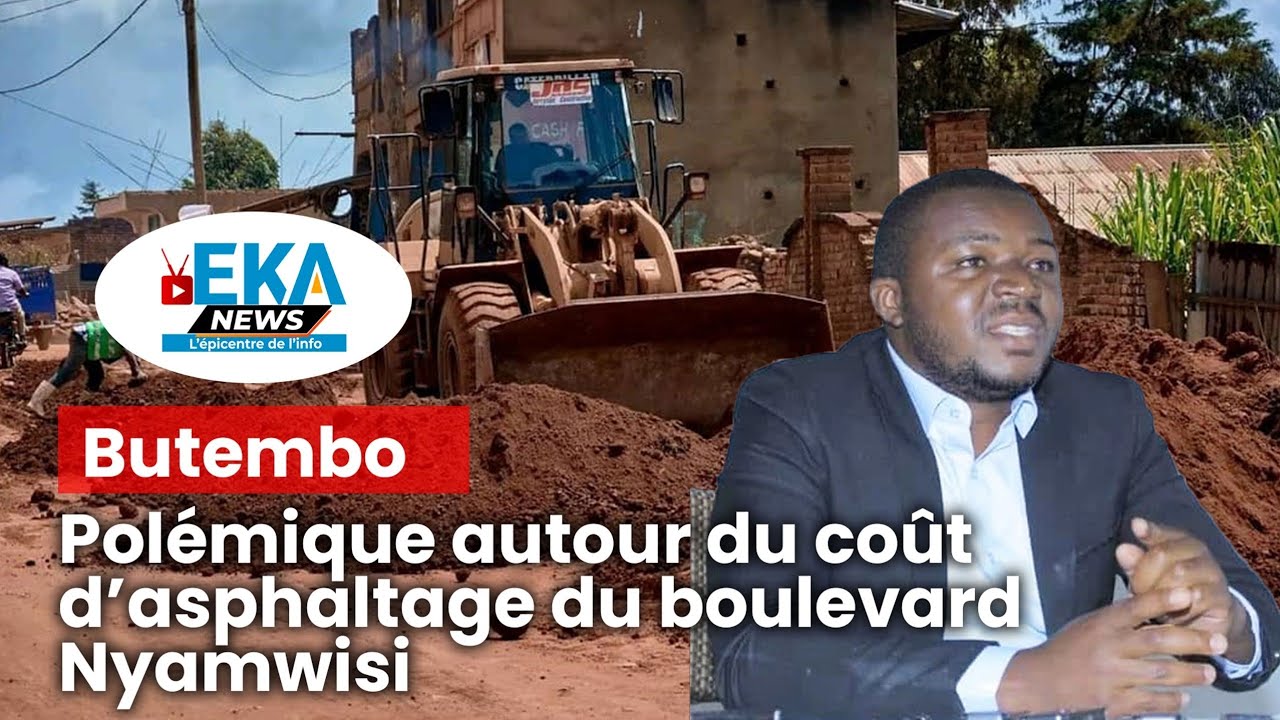 Butembo : polémique autour du coût d’asphaltage du boulevard Nyamwisi