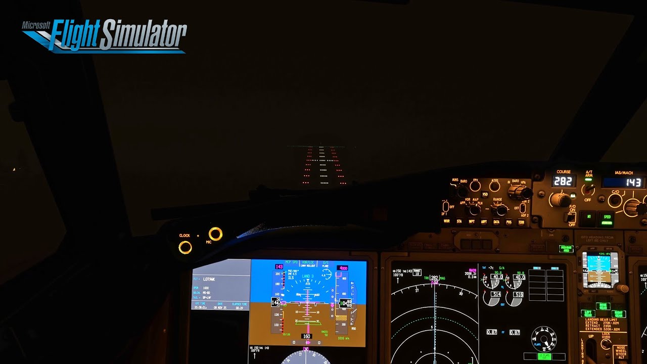 iFly 737 MAX 8 | Low Visibility AUTOLAND in Poznań | MSFS