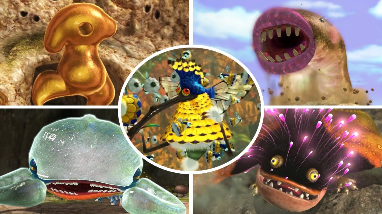 Pikmin 3 Deluxe - All Bosses
