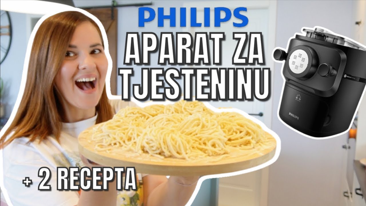 PENNE I SPAGHETTI IZ APARATA ZA TJESTENINU |  2 RECEPTA | mama 4 djece |