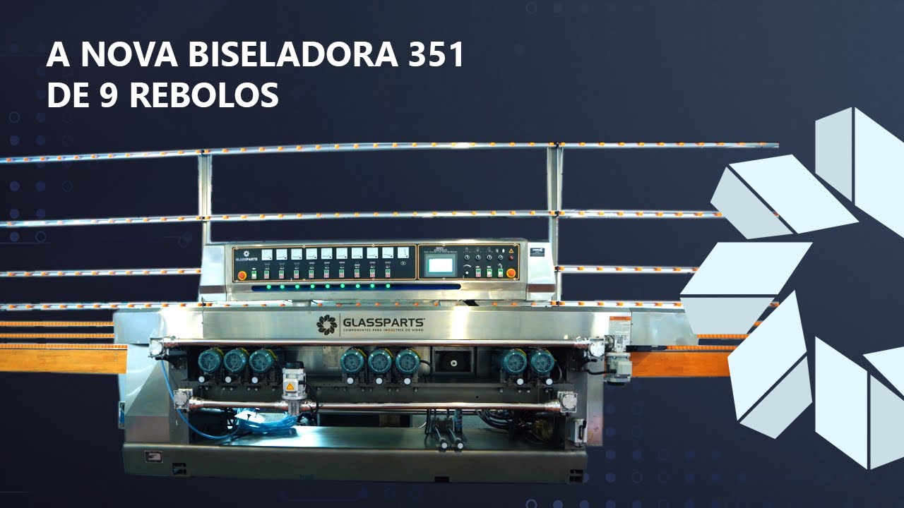 Biseladora 351 com PLC e Carenagem em Inox