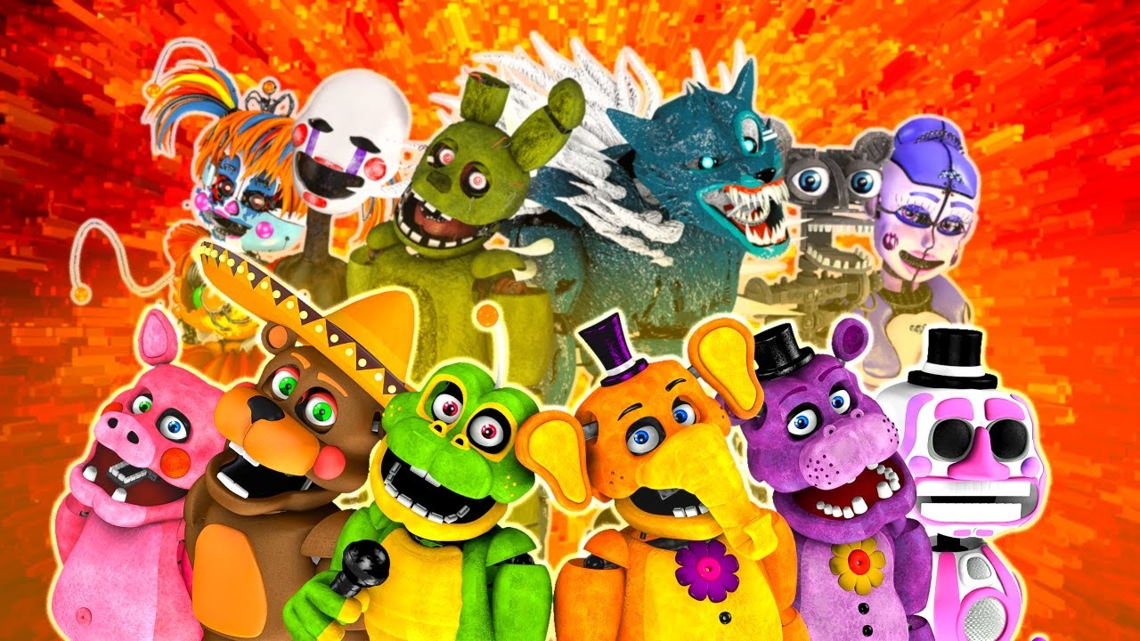 [SFM FNaF] Все остальные аниматроники «в двух словах»